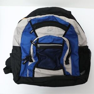 Olympia backpack hiking city travel blue grey school college comfortable utility